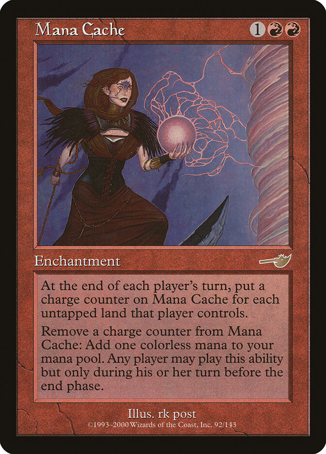 Mana Cache card front