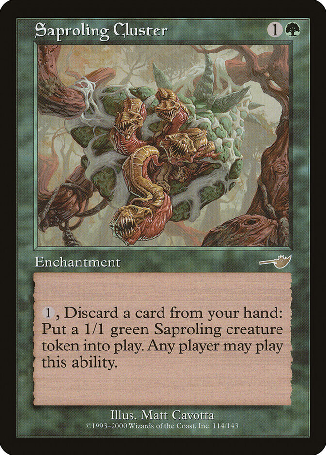 Saproling Cluster card front