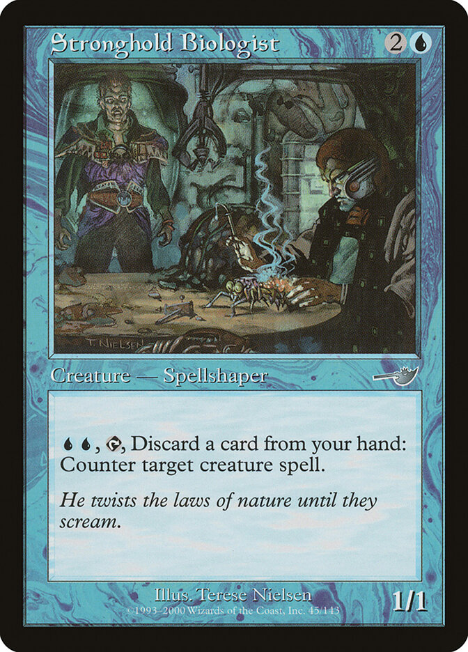 Stronghold Biologist card front