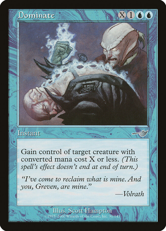 Dominate card front