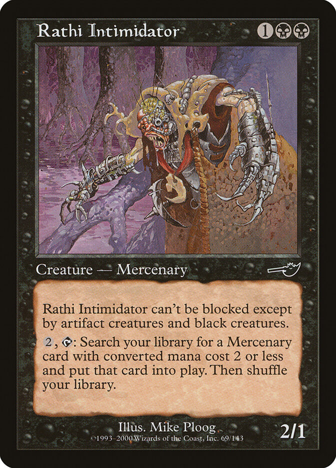 Rathi Intimidator card front