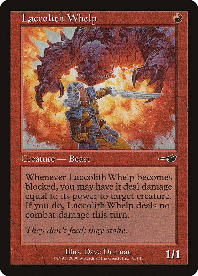 Laccolith Whelp card front