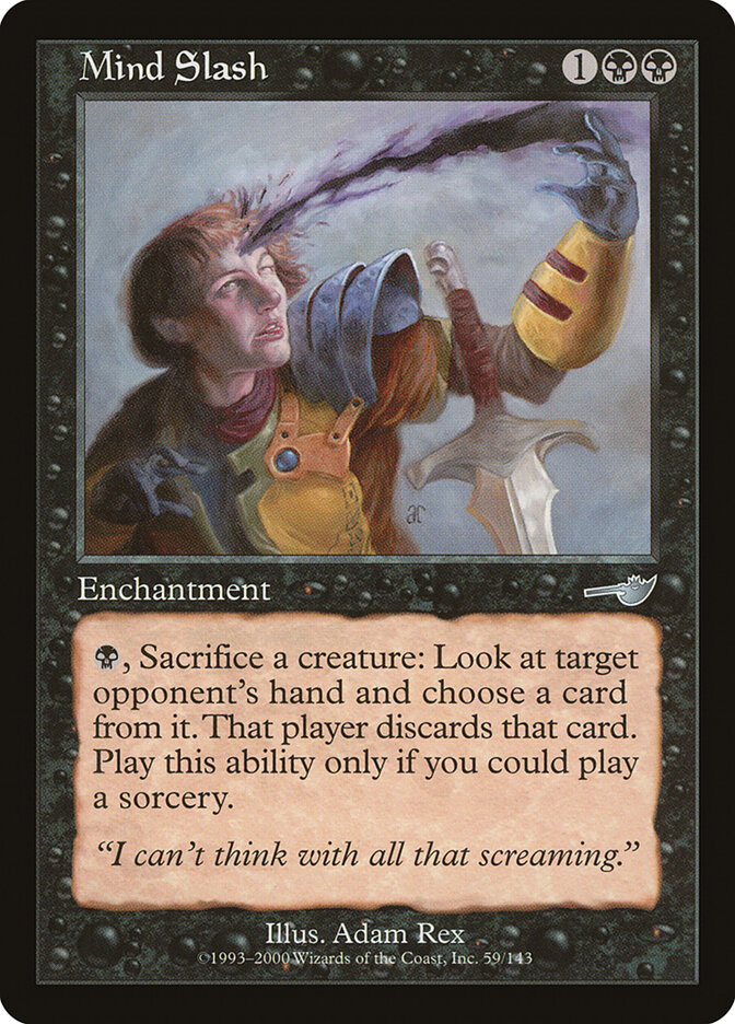 Mind Slash card front