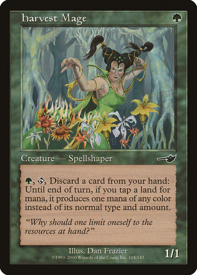 Harvest Mage card front