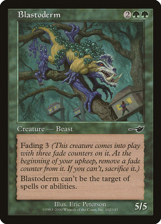 Blastoderm card front