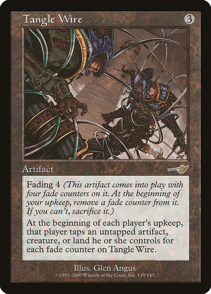 Tangle Wire card front