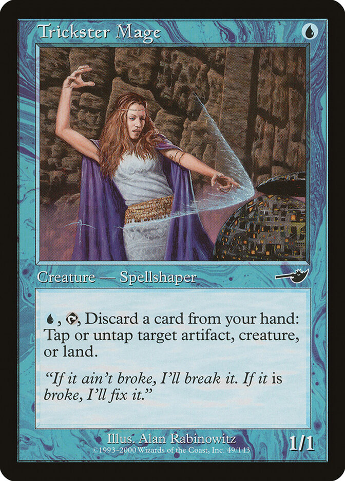 Trickster Mage card front