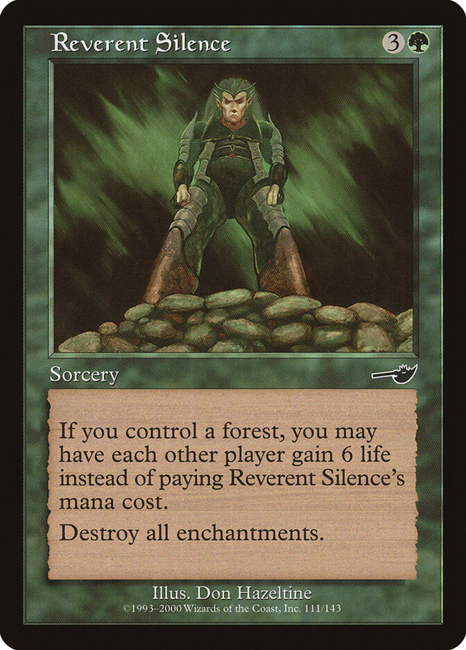Reverent Silence card front