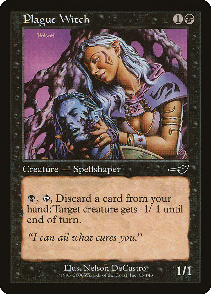 Plague Witch card front