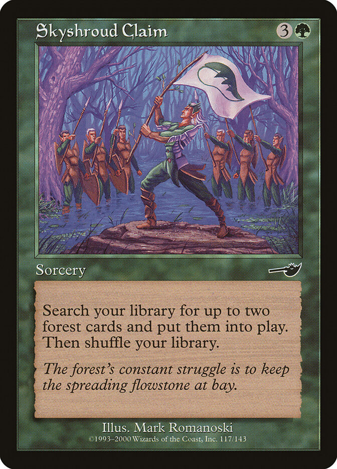 Skyshroud Claim card front
