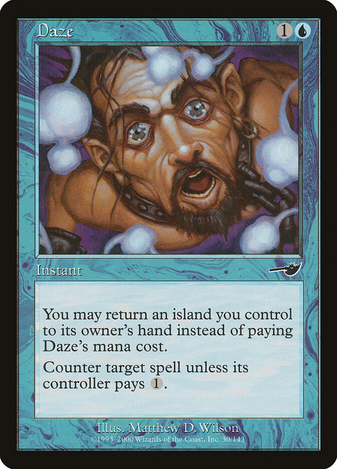 Daze card front