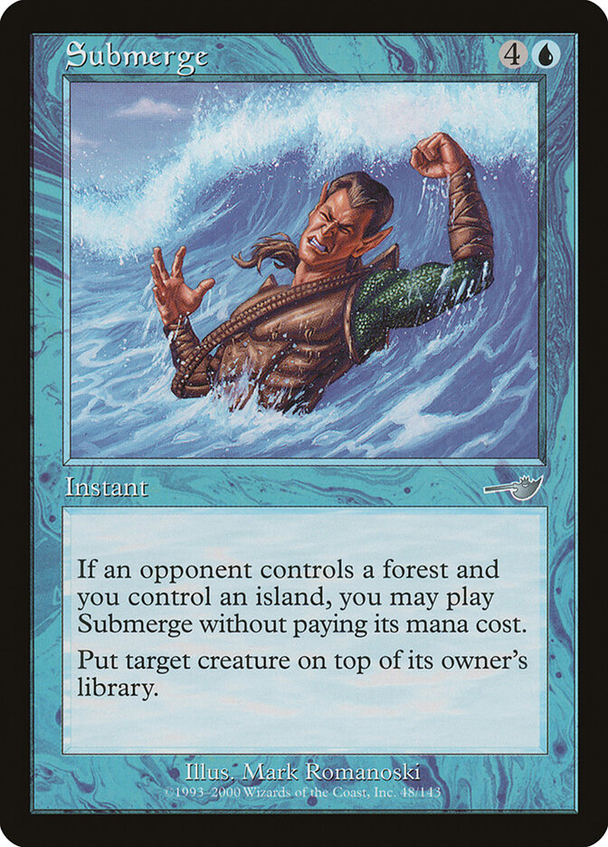 Submerge card front