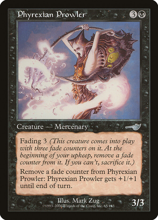 Phyrexian Prowler card front