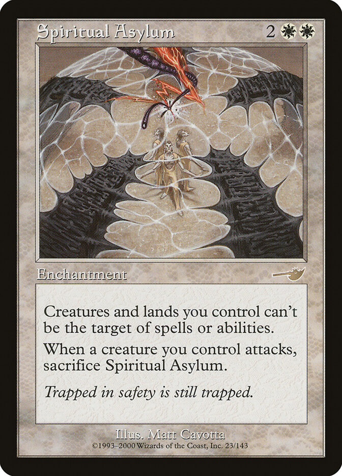 Spiritual Asylum card front