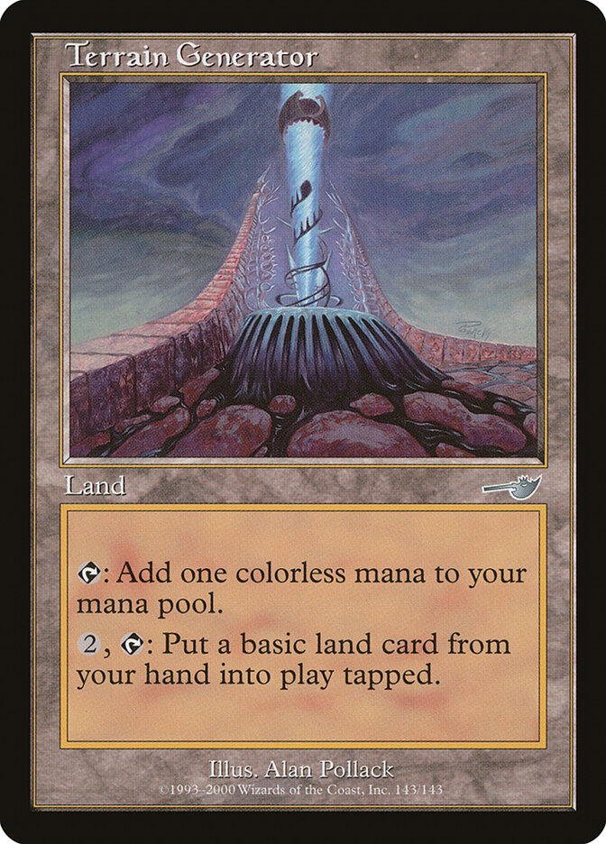 Terrain Generator card front