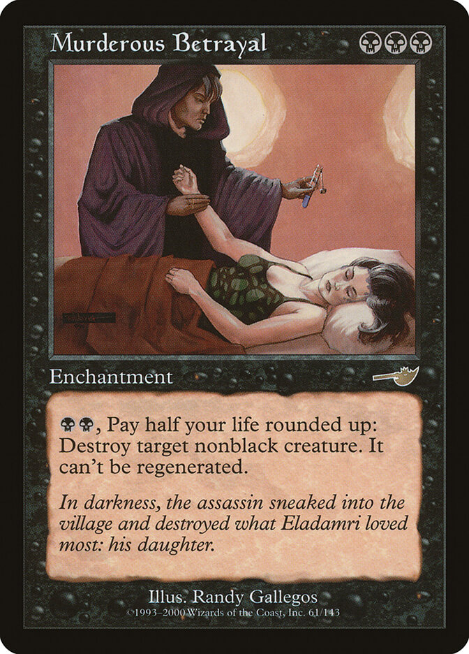 Murderous Betrayal card front