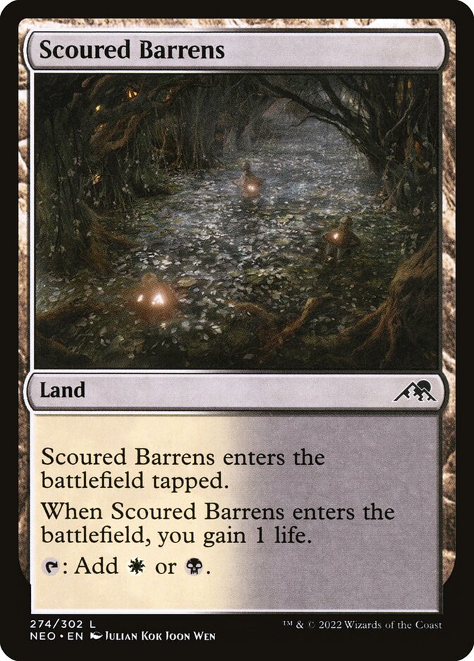Scoured Barrens card front