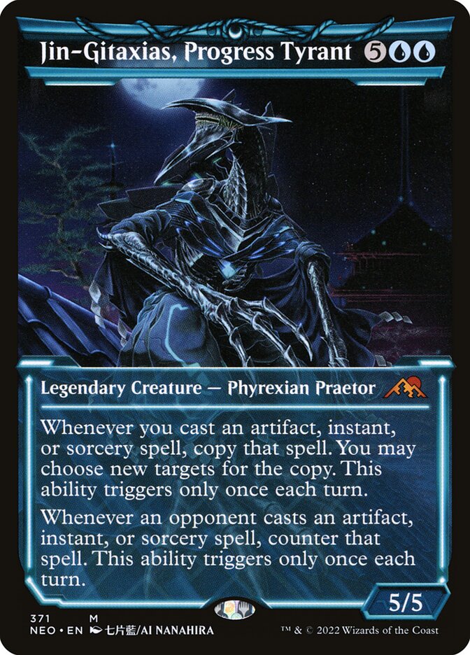 Jin-Gitaxias, Progress Tyrant card front
