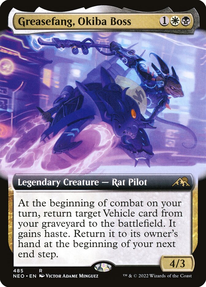 Greasefang, Okiba Boss card front