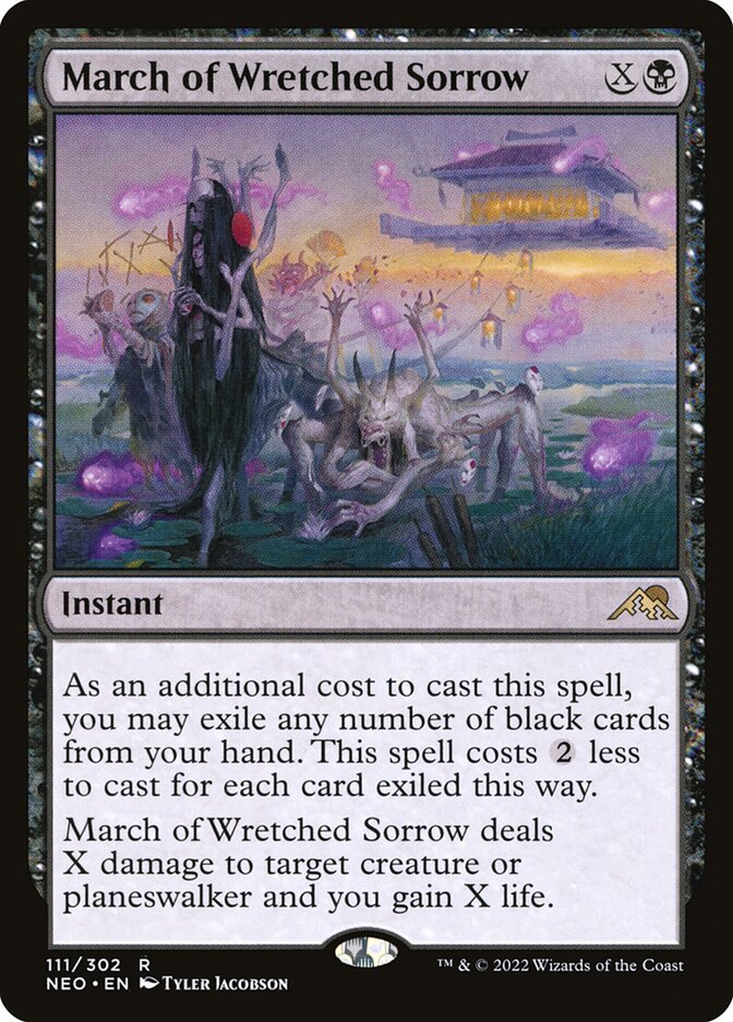 March of Wretched Sorrow card front