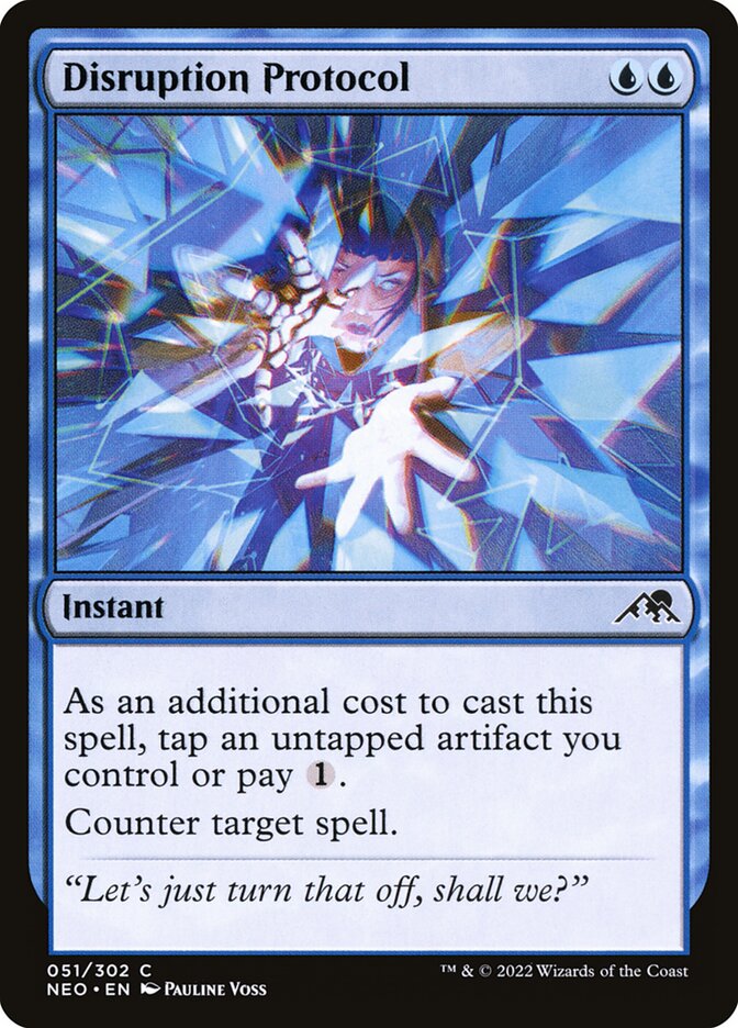 Disruption Protocol card front