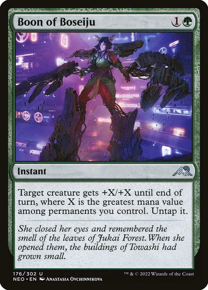 Boon of Boseiju card front