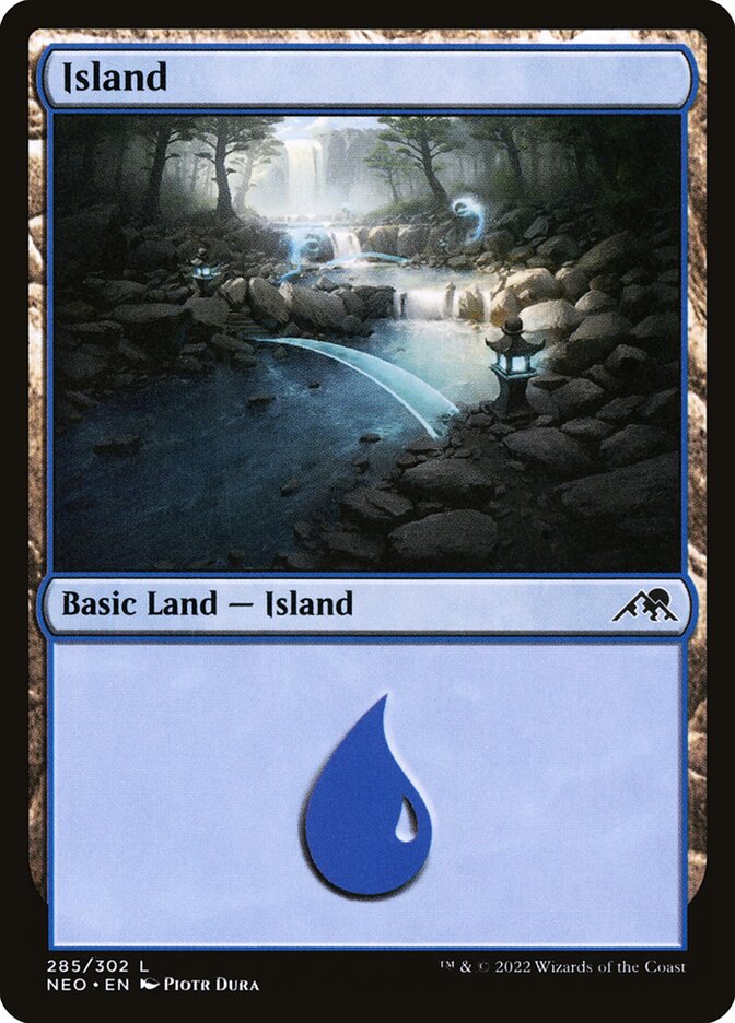 Island card front