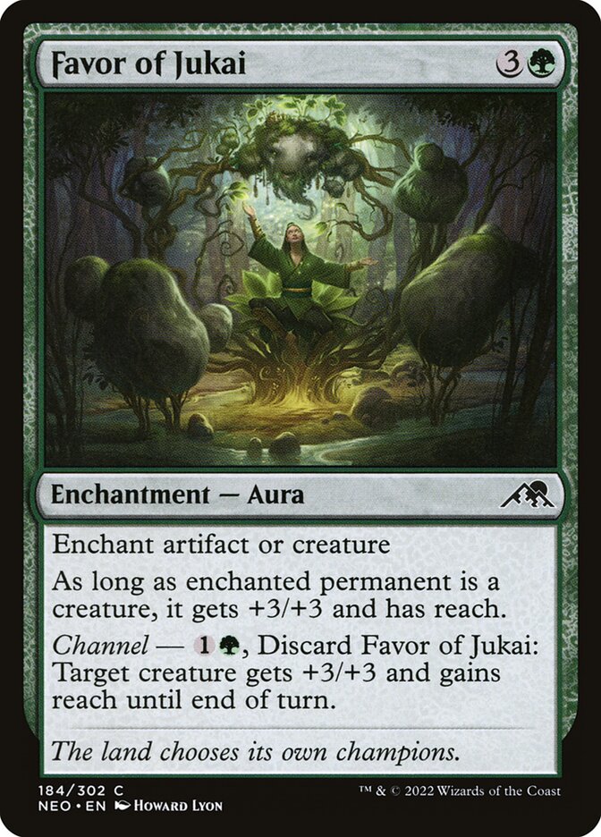 Favor of Jukai card front