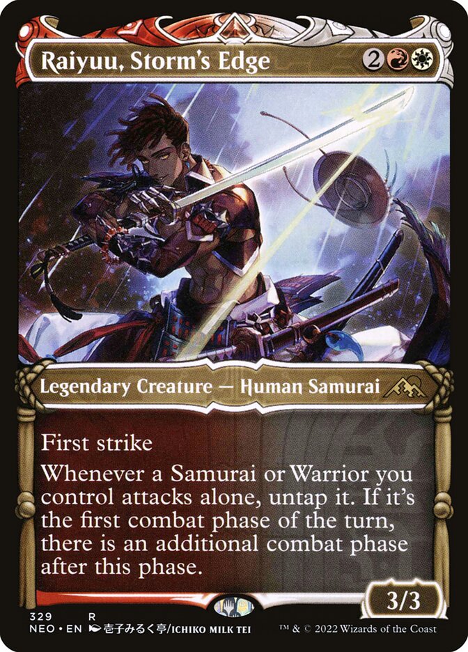 Raiyuu, Storm's Edge card front