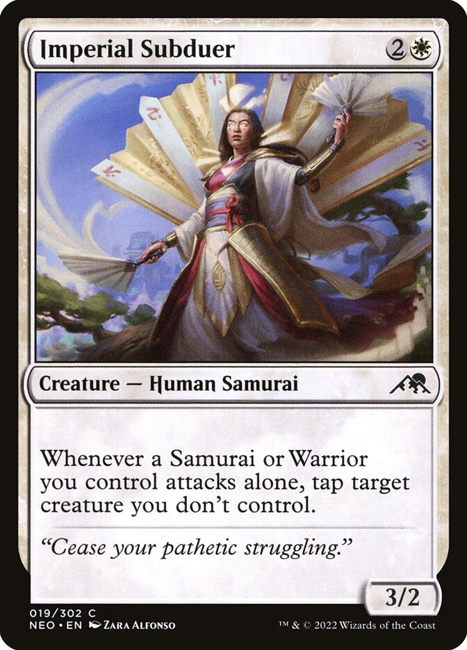 Imperial Subduer card front