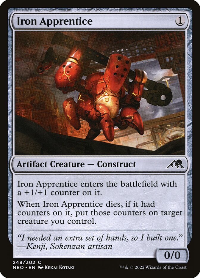 Iron Apprentice card front