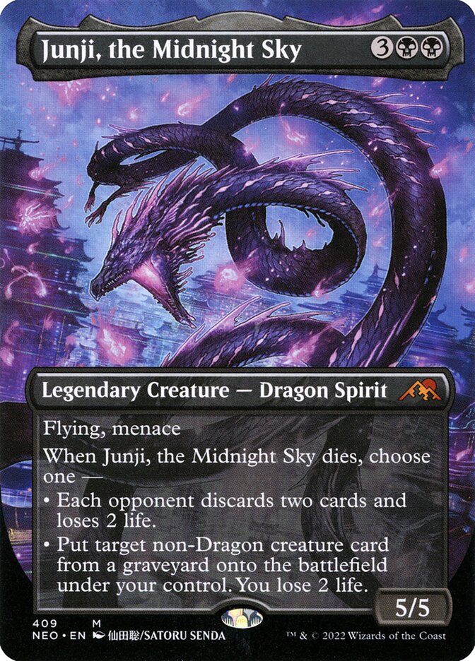 Junji, the Midnight Sky card front