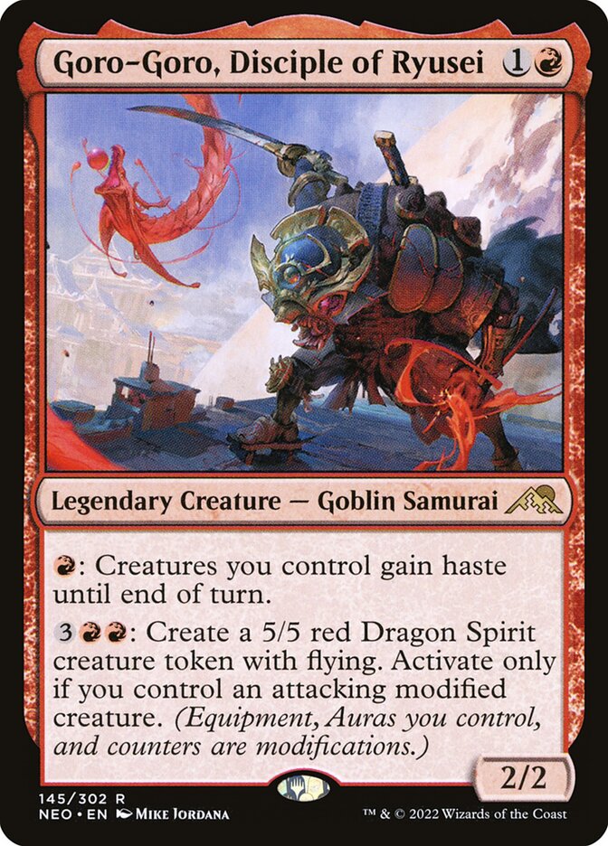 Goro-Goro, Disciple of Ryusei card front