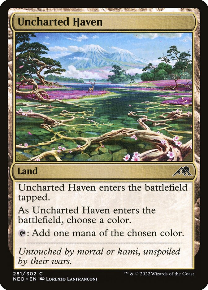 Uncharted Haven card front