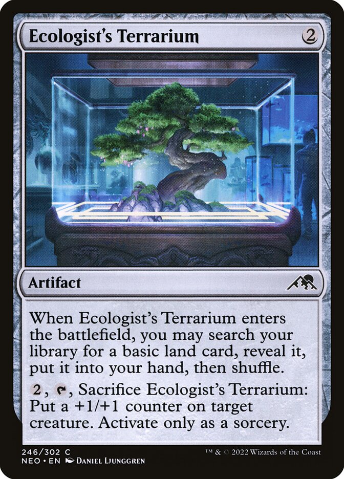 Ecologist's Terrarium card front