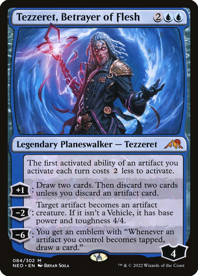 Tezzeret, Betrayer of Flesh card front