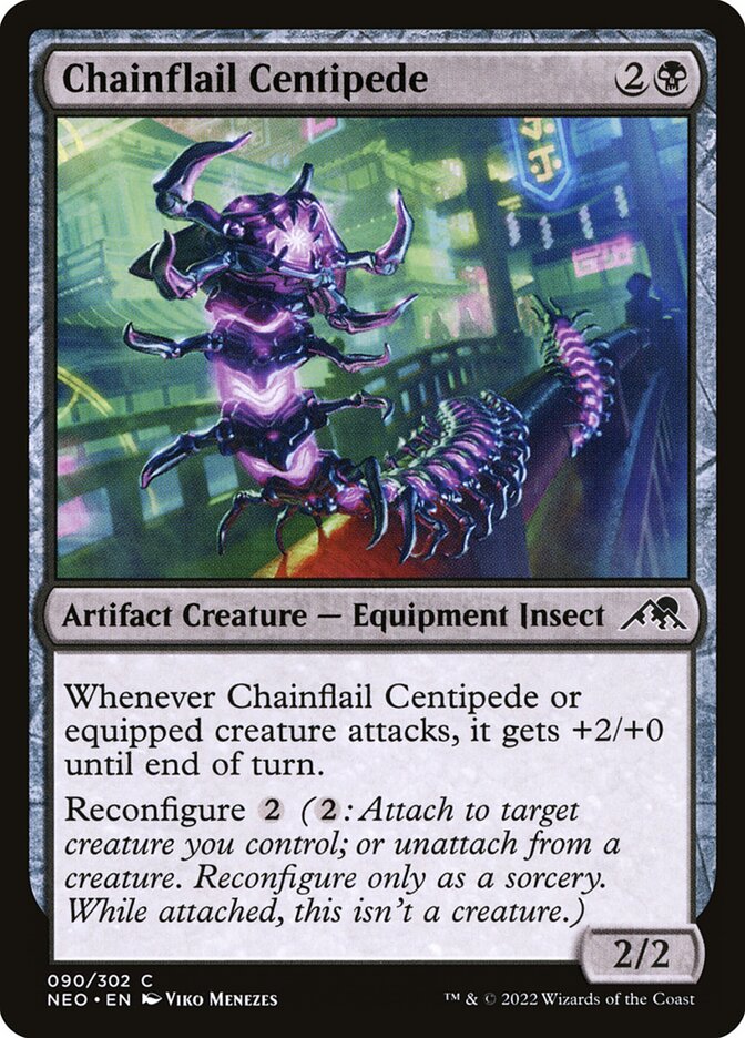 Chainflail Centipede card front