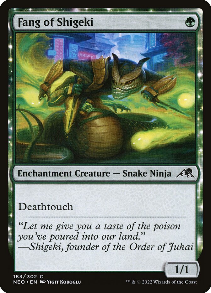 Fang of Shigeki card front