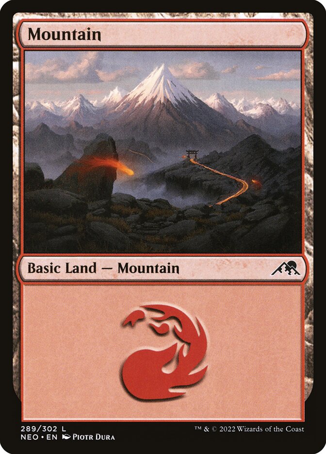 Mountain card front