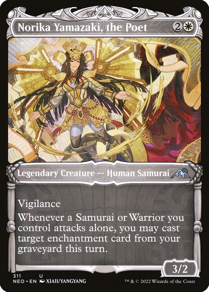 Norika Yamazaki, the Poet card front