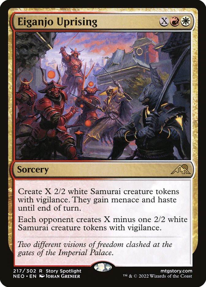 Eiganjo Uprising card front