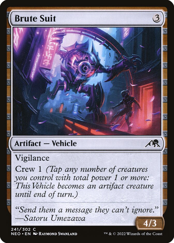Brute Suit card front
