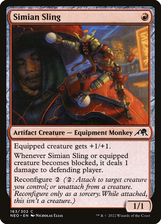 Simian Sling card front
