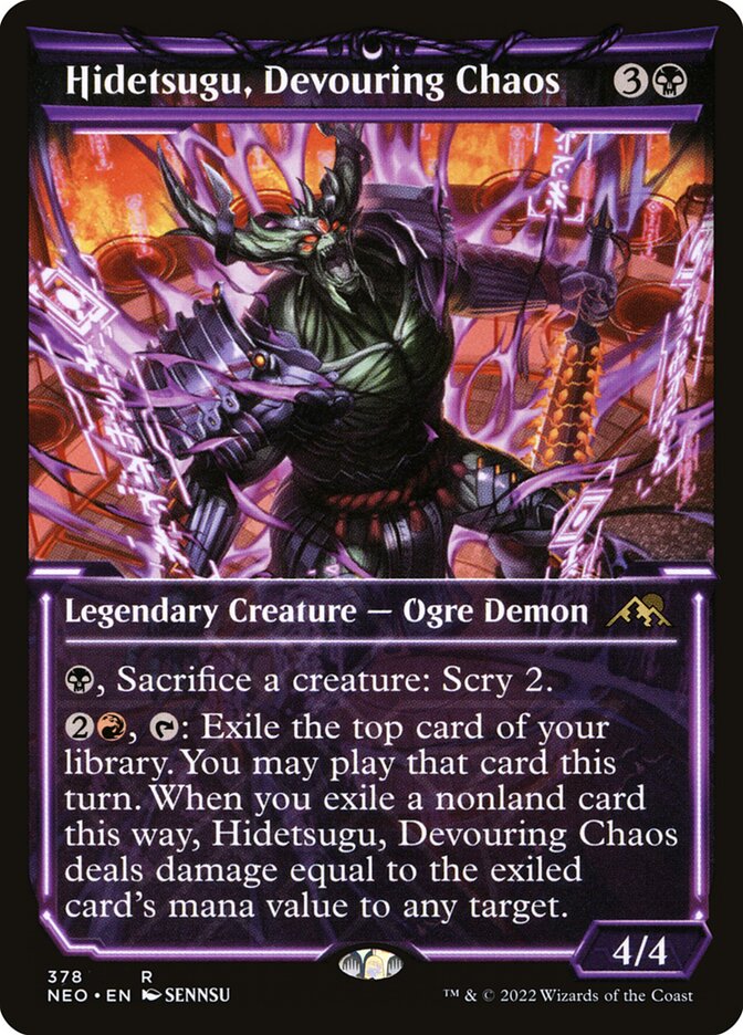 Hidetsugu, Devouring Chaos card front