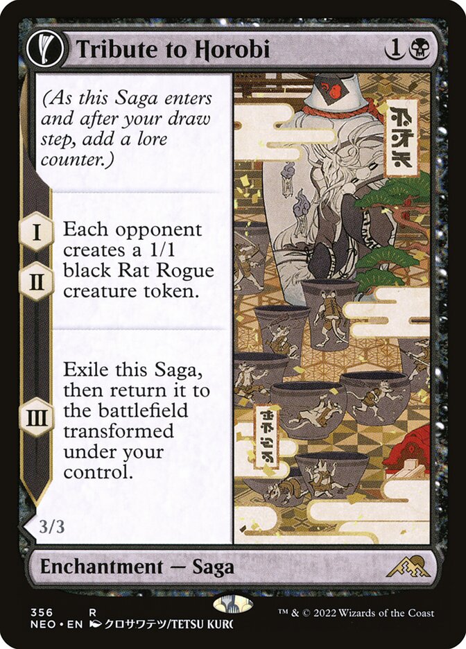Tribute to Horobi card front