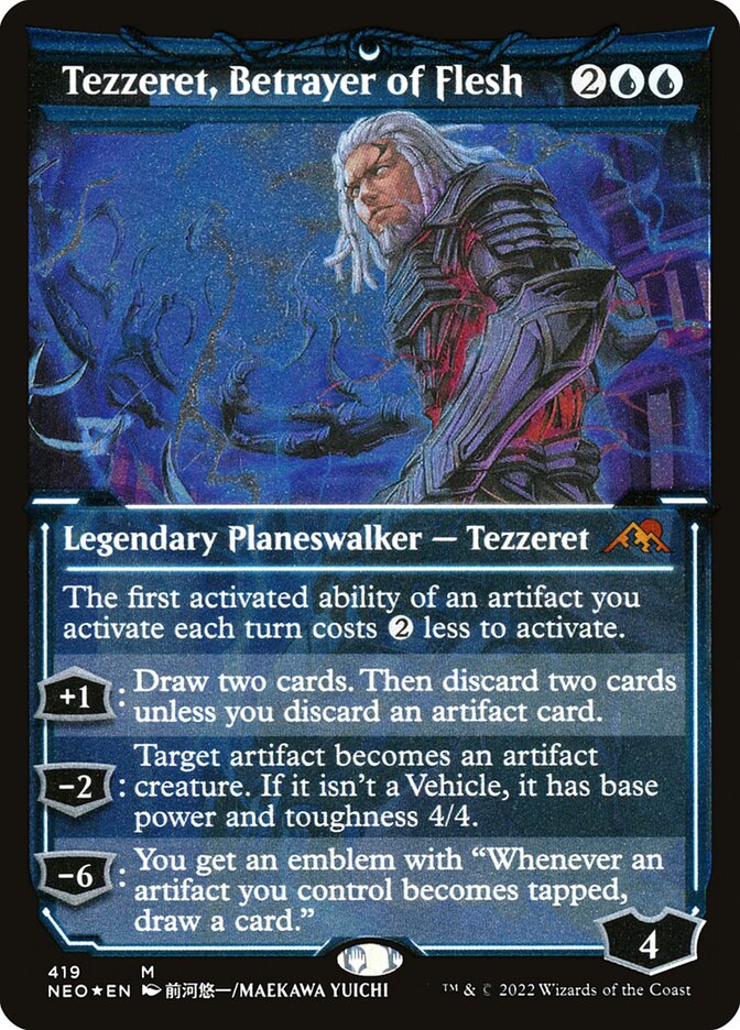 Tezzeret, Betrayer of Flesh card front