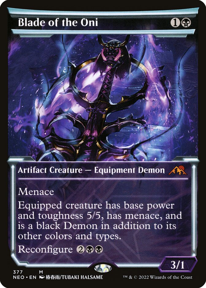 Blade of the Oni card front