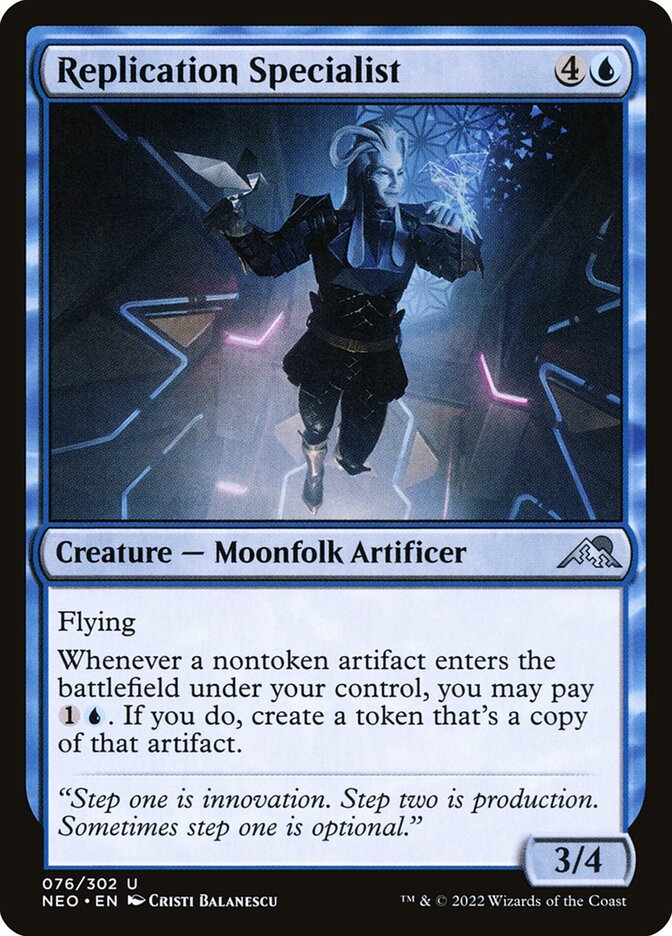 Replication Specialist card front