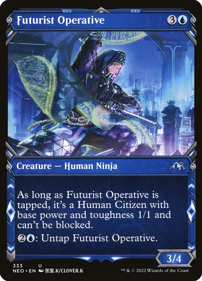 Futurist Operative card front