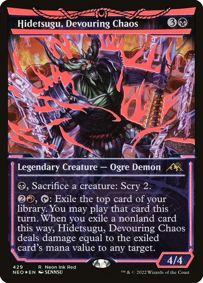 Hidetsugu, Devouring Chaos card front